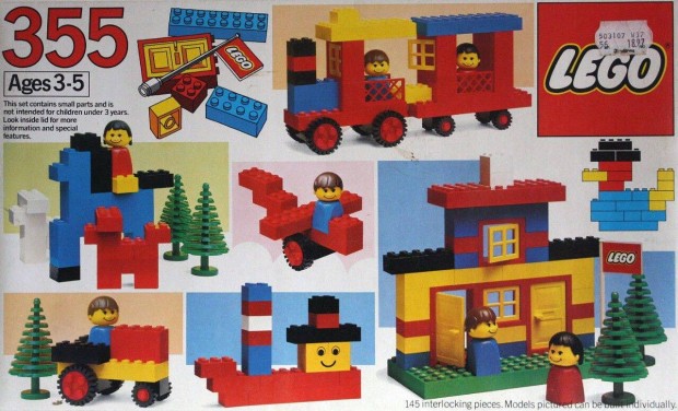 LEGO Basic 355-2 Universal Building Set j, bontatlan