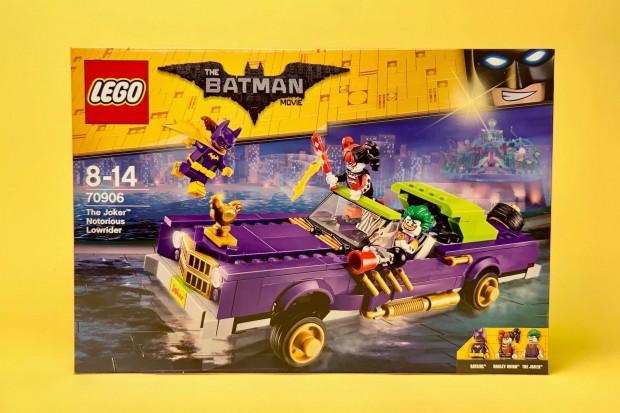 LEGO Batman Movie 70906 Joker gengszter autja, Uj, Bontatlan