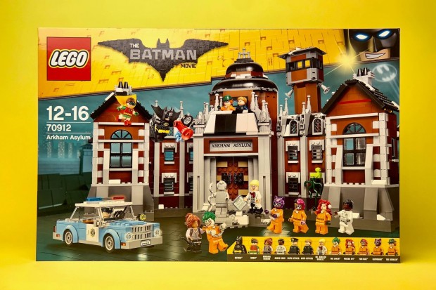 LEGO Batman Movie 70912 Arkham Asylum, Uj, Bontatlan