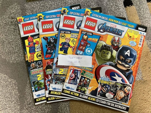 LEGO Batman, Star Wars, Jurassic World magazinok - nmet nyelv