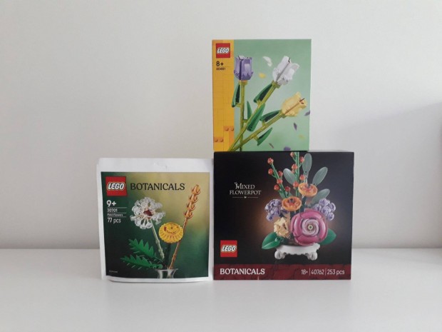 LEGO Botanicals - 40762 + 40461 + 30701 - Bontatlan Új