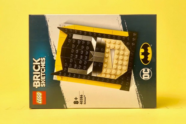 LEGO Brick Sketches 40386 Batman, j, Bontatlan, Hibtlan