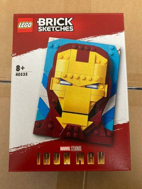 LEGO Brick Sketches Iron Man (40535) s Miles Morales (40536) j