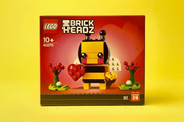 LEGO Brickheadz 40270 Valentine's Bee, j, Bontatlan