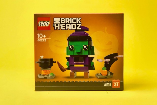 LEGO Brickheadz 40272 Holloween Witch, Uj, Bontatlan