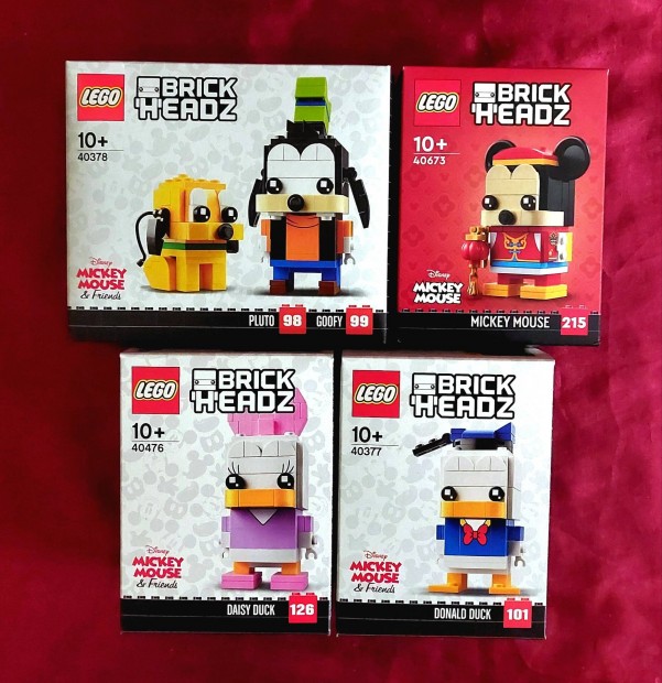 LEGO Brickheadz 40377, 40378, 40476 s 40673 j, bontatlan