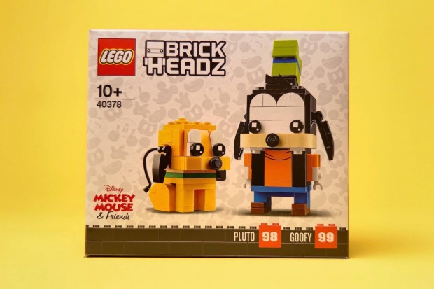 LEGO Brickheadz 40378 Pluto & Goofy, j, Bontatlan