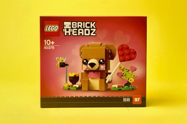LEGO Brickheadz 40379 Valentin napi maci, j, Bontatlan