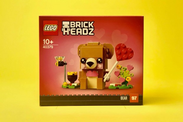 LEGO Brickheadz 40379 Valentine's Bear, j, Bontatlan