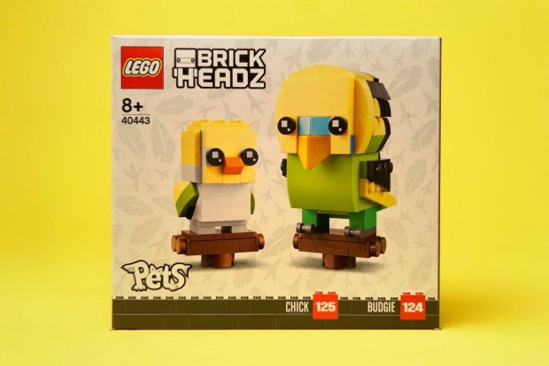 LEGO Brickheadz 40443 Budgie & Chick, j, Bontatlan