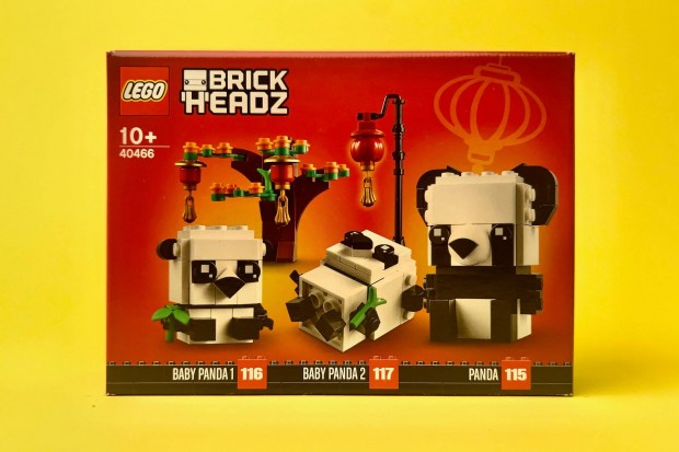 LEGO Brickheadz 40466 Chinese New Year Pandas, j, Bontatlan