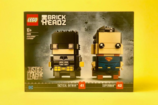 LEGO Brickheadz 41610 Tactical Batman & Superman, j, Bontatlan