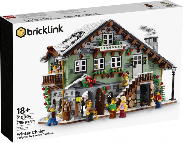 LEGO Bricklink 910004 Winter Chalet j, bontatlan