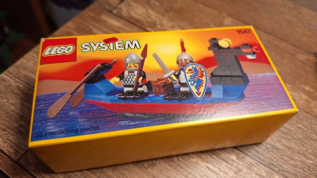 LEGO Castle 1547 black knight boat Bontatlan