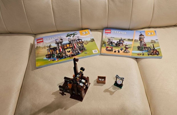 LEGO Castle 31120 trebuchet hajtgp + lers - j llapotban