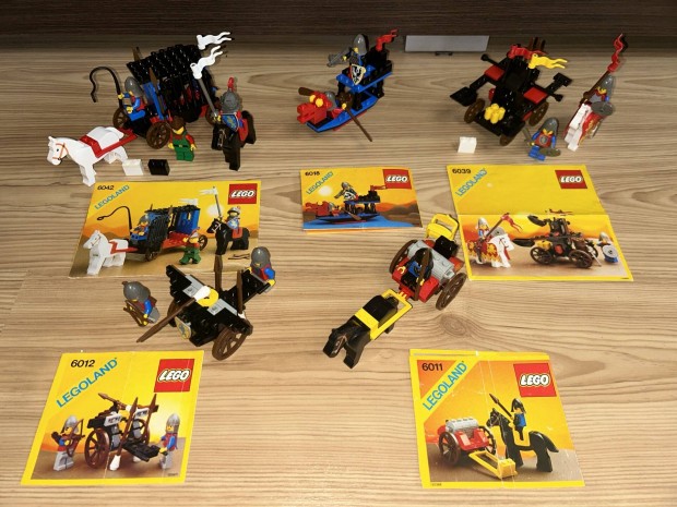 LEGO Castle 6011, 6012, 6018, 6039, 6042