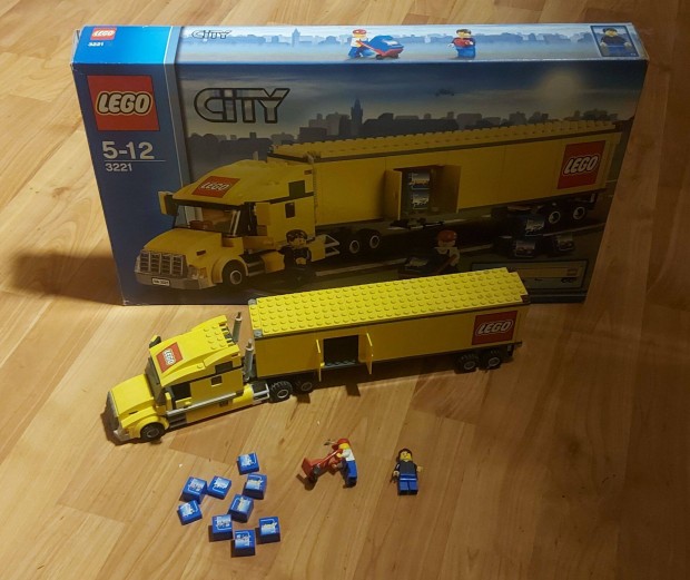 LEGO City 3221 kamion + doboz + lers megkimlt BP