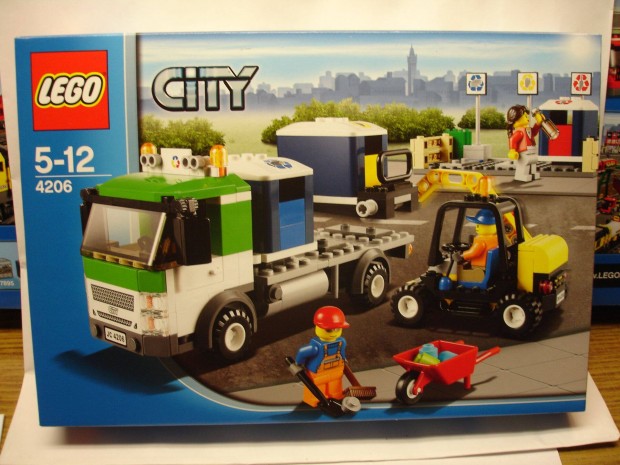 LEGO City 4206 Szelektv hulladkgyjt udvar s aut Bontatlan