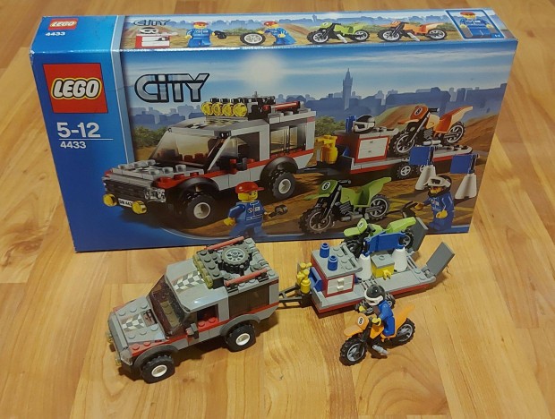 LEGO City 4433 motor szállító + doboz + leírás megkimélt BP!
