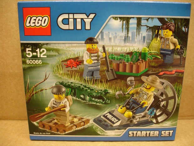 LEGO City 60066 Mocsri rendrsg Kezd kszlet Bontatlan