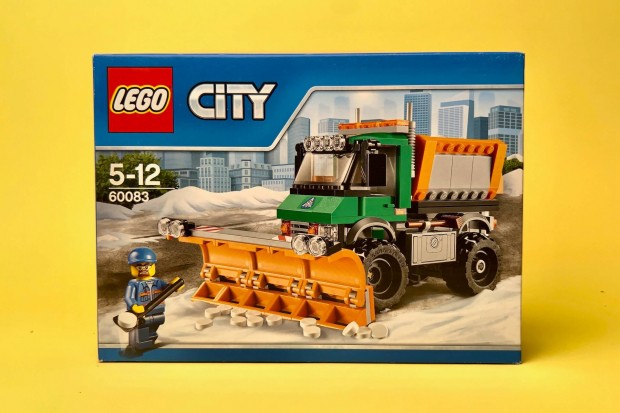 LEGO City 60083 Snowplough Truck, Uj, Bontatlan