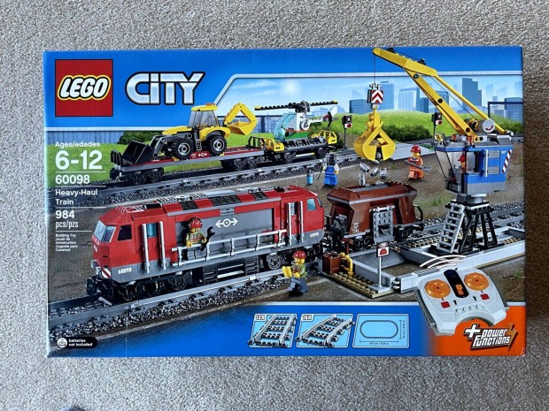 LEGO City 60098 Piros tehervonat Bontatlan