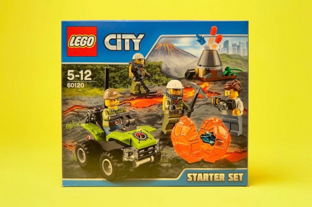 LEGO City 60120 Volcano Starter Set, j, Bontatlan