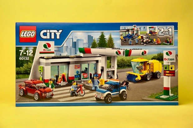 LEGO City 60132 Benzinkt, Uj, Bontatlan