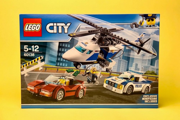 LEGO City 60138 Gyorsasgi ldzs, Uj, Bontatlan