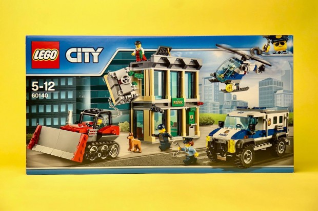 LEGO City 60140 Bulldozer Break-In, Uj, Bontatlan