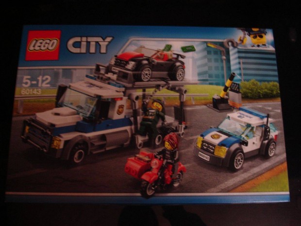LEGO City 60143 Autszllt kirablsa Bontatlan