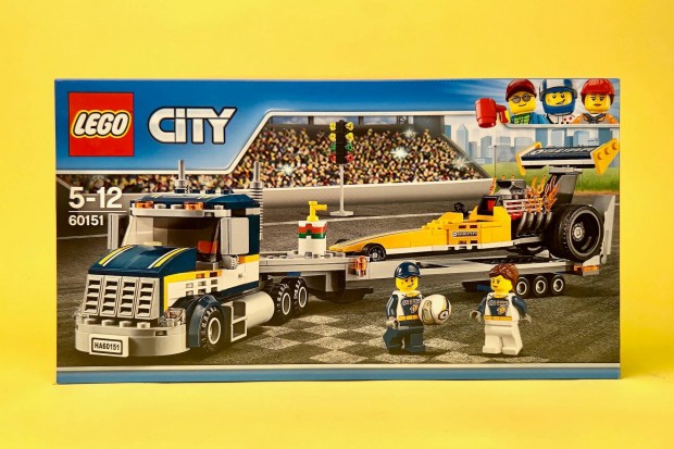 LEGO City 60151 Dragster szllt kamion, Uj, Bontatlan