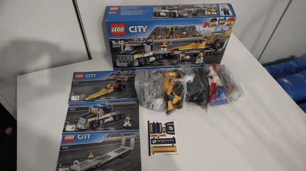 LEGO City 60151 - Dragster szállító kamion - dobozos, újszerű