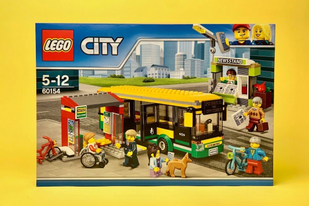 LEGO City 60154 Bus Station, Uj, Bontatlan