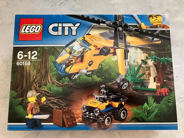 LEGO City 60158 - Dzsungel teherszllt helikopter (j, bontatlan)