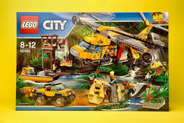 LEGO City 60162 Dzsungel utnptls-szllt helikopter, Uj, Bontatlan