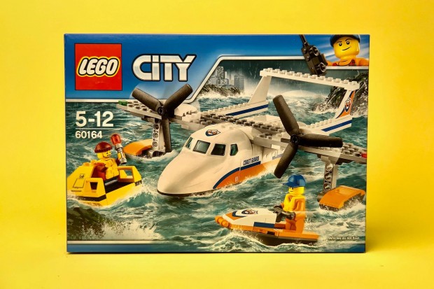 LEGO City 60164 Sea Rescue Plane, Uj, Bontatlan