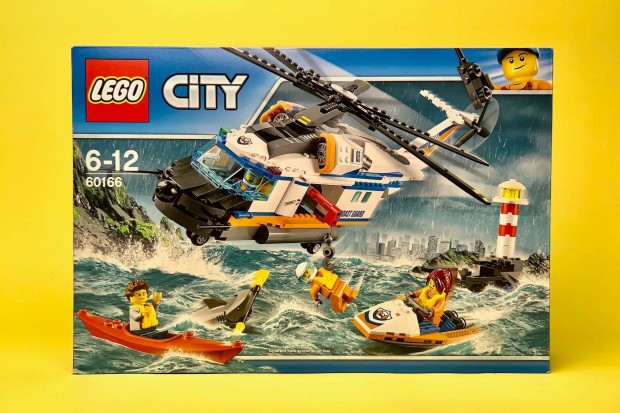 LEGO City 60166 Heavy-Duty Rescue Helicopter, Uj, Bontatlan