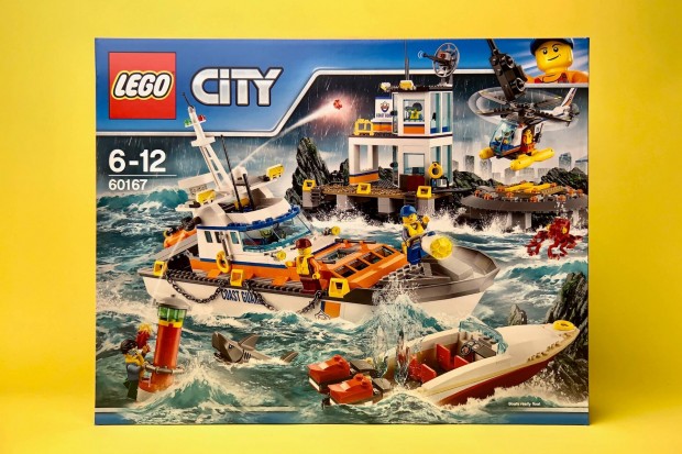 LEGO City 60167 Coast Guard Headquarters, Uj, Bontatlan