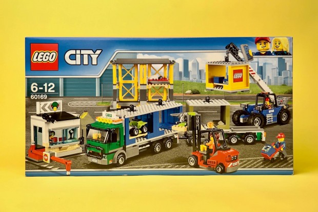 LEGO City 60169 Cargo Terminal, Uj, Bontatlan