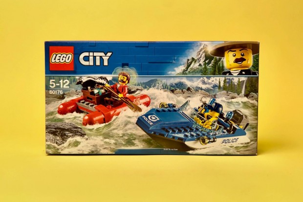 LEGO City 60176 Wild River Escape, Uj, Bontatlan