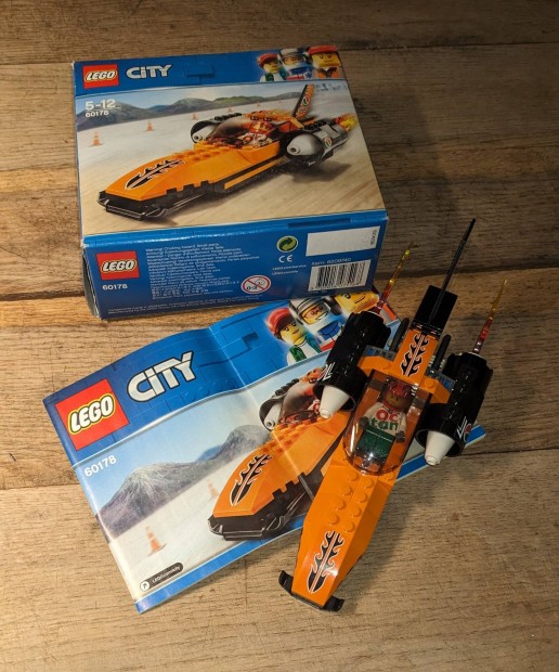 LEGO City 60178 sebessgrekord versenyaut