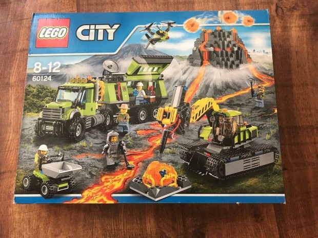 LEGO City 60184 vulkn kutat bzis + doboz + lers megkimlt BP!