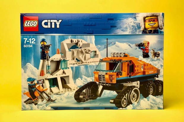 LEGO City 60194 Arctic Scout Truck, Uj, Bontatlan