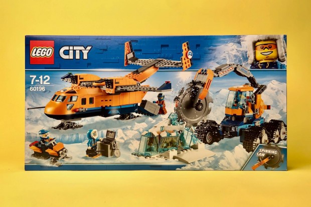 LEGO City 60196 Arctic Supply Plane, Uj, Bontatlan