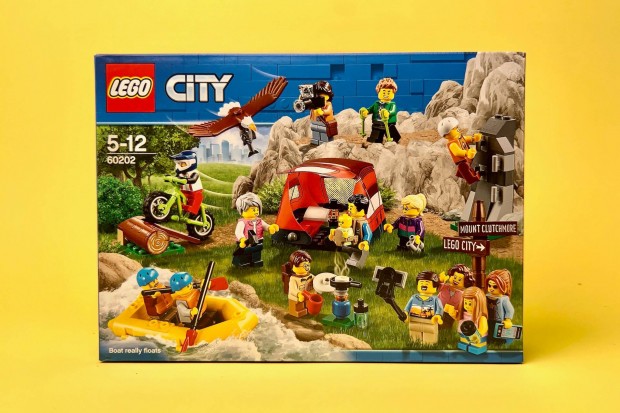 LEGO City 60202 Figuracsomag - Szabadtri kalandok, Uj, Bontatlan