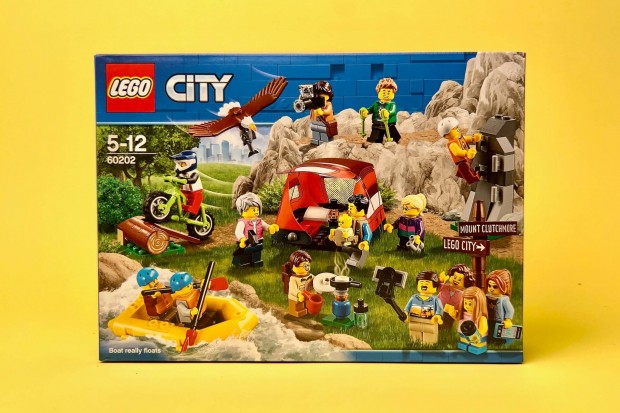 LEGO City 60202 People Pack - Outdoor Adventures, Uj, Bontatlan