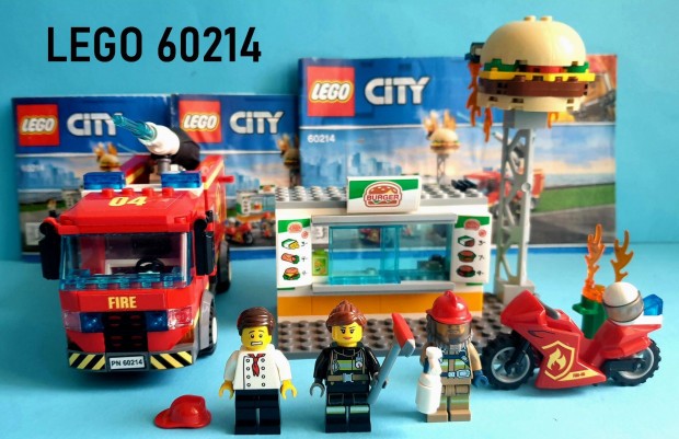 LEGO City 60214 Burger Bar Fire Rescue (2019), hinytalan, tmutat