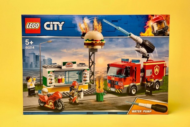 LEGO City 60214 Burger Bar Fire Rescue, j, Bontatlan