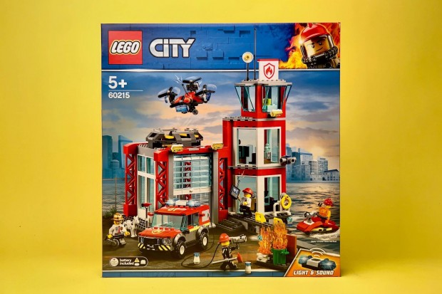 LEGO City 60215 Fire Station, Uj, Bontatlan